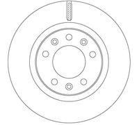 TRW DF6785 Brake Disc for PEUGEOT
