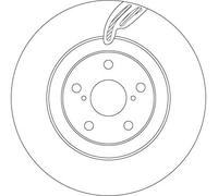 TRW DF6792S Brake Disc for LEXUS,TOYOTA