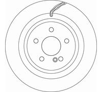 TRW DF6826S Brake disc