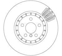 TRW DF6892S Brake Disc for BMW