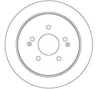TRW DF6901 Brake disc