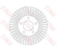 TRW DF6922 Brake disc
