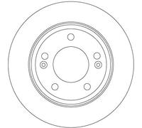 TRW DF6937 Brake Disc for HYUNDAI,KIA