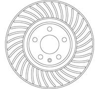 TRW DF6950S Brake disc