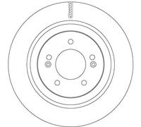 TRW DF6959 Brake Disc for KIA