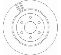 TRW DF6967 Brake disc