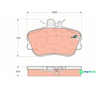 TRW DISC BRAKE BRAKE PAD SET GDB1094 FOR MERCEDES-BENZ