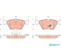 TRW DISC BRAKE BRAKE PAD SET GDB1264 FOR BMW