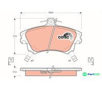 TRW DISC BRAKE BRAKE PAD SET GDB1313 FOR MITSUBISHI VOLVO
