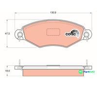 TRW DISC BRAKE BRAKE PAD SET GDB1361 FOR PEUGEOT