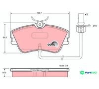TRW DISC BRAKE BRAKE PAD SET GDB1367