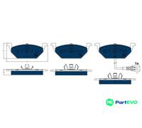 TRW DISC BRAKE BRAKE PAD SET GDB1386BTE FOR VW