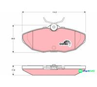 TRW DISC BRAKE BRAKE PAD SET GDB1398 FOR DAIMLER JAGUAR FORD USA LINCOLN