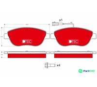 TRW DISC BRAKE BRAKE PAD SET GDB1483DTE FOR FIAT LANCIA