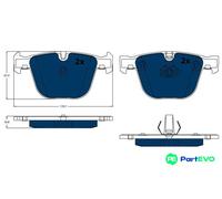 TRW DISC BRAKE BRAKE PAD SET GDB1502BTE FOR BMW