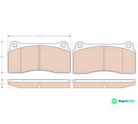 TRW DISC BRAKE BRAKE PAD SET GDB1536 FOR DAIMLER JAGUAR