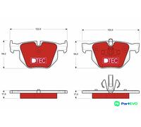 TRW DISC BRAKE BRAKE PAD SET GDB1560DTE FOR BMW