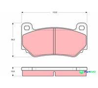 TRW DISC BRAKE BRAKE PAD SET GDB1568 FOR MG