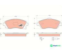 TRW DISC BRAKE BRAKE PAD SET GDB1570 FOR OPEL VAUXHALL