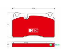 TRW DISC BRAKE BRAKE PAD SET GDB1670DTE FOR VW