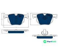 TRW DISC BRAKE BRAKE PAD SET GDB1730BTE FOR BMW