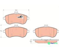 TRW DISC BRAKE BRAKE PAD SET GDB1736 FOR MERCEDES-BENZ