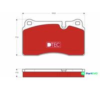TRW DISC BRAKE BRAKE PAD SET GDB1743DTE FOR LAND ROVER