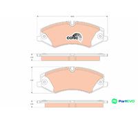 TRW DISC BRAKE BRAKE PAD SET GDB1825 FOR LAND ROVER