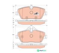TRW DISC BRAKE BRAKE PAD SET GDB1870 FOR BMW MINI