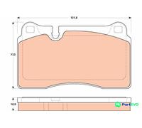 TRW DISC BRAKE BRAKE PAD SET GDB1912 FOR AUDI SEAT VW