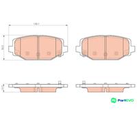 TRW DISC BRAKE BRAKE PAD SET GDB1936 FOR FIAT LANCIA