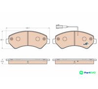 TRW DISC BRAKE BRAKE PAD SET GDB1982