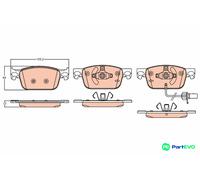 TRW DISC BRAKE BRAKE PAD SET GDB2127 FOR AUDI