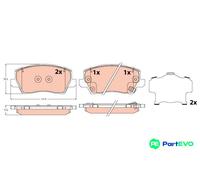 TRW DISC BRAKE BRAKE PAD SET GDB2329