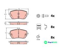 TRW DISC BRAKE BRAKE PAD SET GDB2330