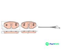 TRW DISC BRAKE BRAKE PAD SET GDB2392