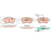 TRW DISC BRAKE BRAKE PAD SET GDB2565