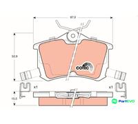 TRW DISC BRAKE BRAKE PAD SET GDB3190 FOR HONDA