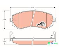 TRW DISC BRAKE BRAKE PAD SET GDB3208 FOR NISSAN