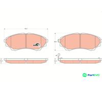 TRW DISC BRAKE BRAKE PAD SET GDB3403 FOR FORD MAZDA