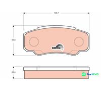 TRW DISC BRAKE BRAKE PAD SET GDB3441