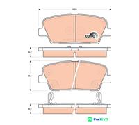 TRW DISC BRAKE BRAKE PAD SET GDB3499 FOR HYUNDAI KIA