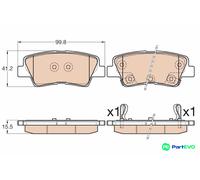 TRW DISC BRAKE BRAKE PAD SET GDB3569 FOR HYUNDAI