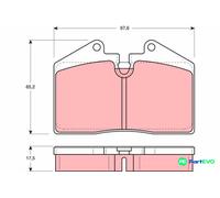 TRW DISC BRAKE BRAKE PAD SET GDB379 FOR PORSCHE