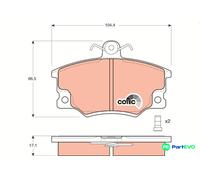 TRW DISC BRAKE BRAKE PAD SET GDB458 FOR ALFA ROMEO FIAT LANCIA