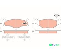 TRW DISC BRAKE BRAKE PAD SET GDB459 FOR VW