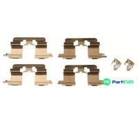 TRW DISC BRAKE PAD ACCESSORY KIT PFK459 FOR TOYOTA