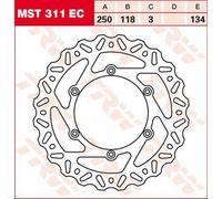 TRW EC Cross Design Brake Disc For Suzuki DR125SM 2008-2012 Front
