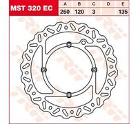 Trw Ec-cross-design Wave Husqvarna Cr 125 2013 Front Brake Disc