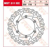 Trw Ec-cross-design Wave Suzuki Dr 125 Sm 2012 Front Brake Disc